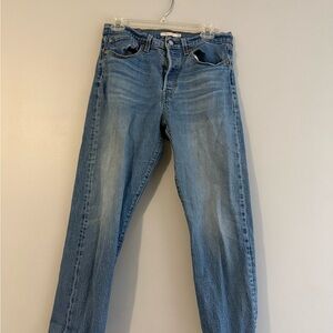 Levi's Light Blue Straight Leg Jeans
